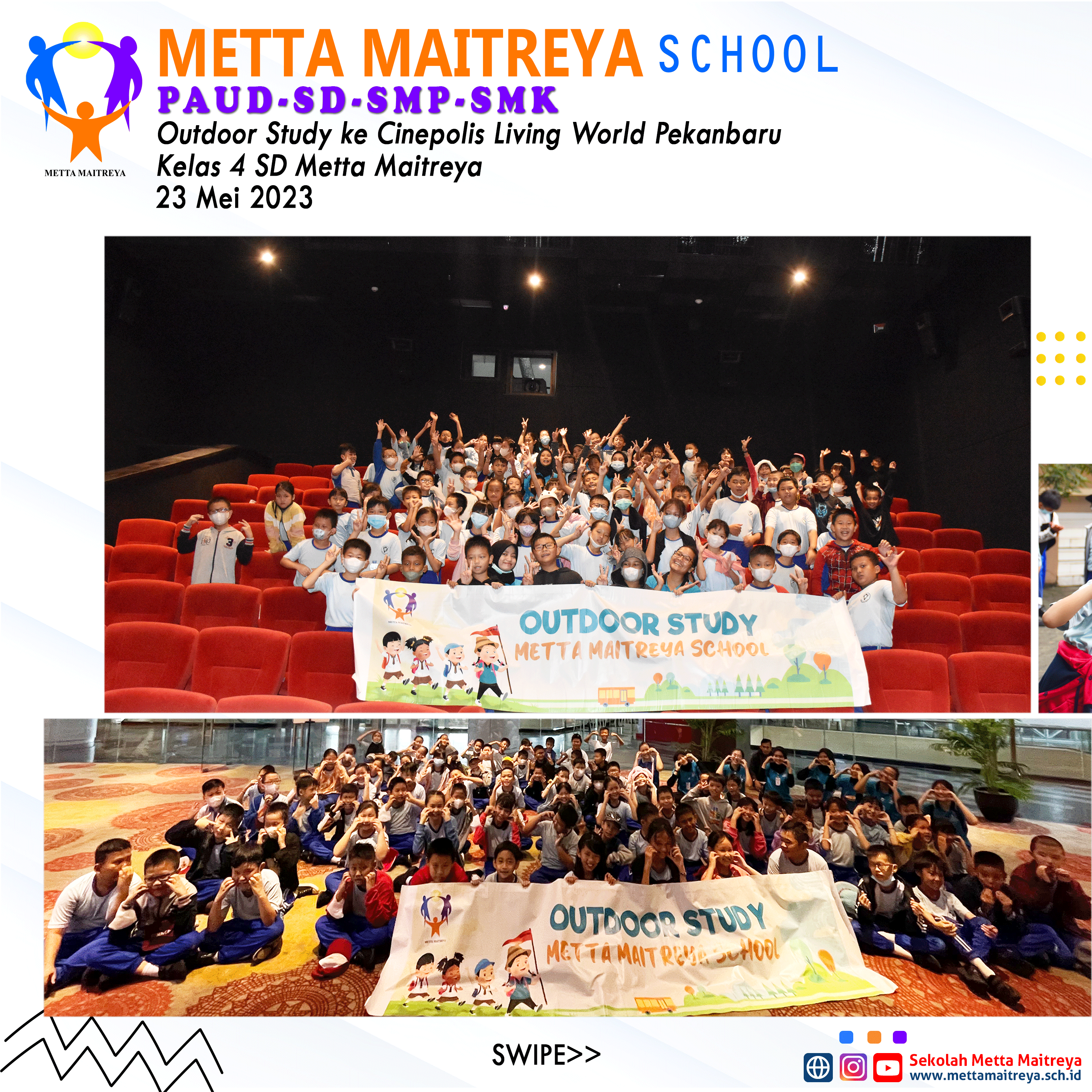 Outdoor Study Ke Cinepolis Living World Kelas 4 | SD METTA MAITREYA